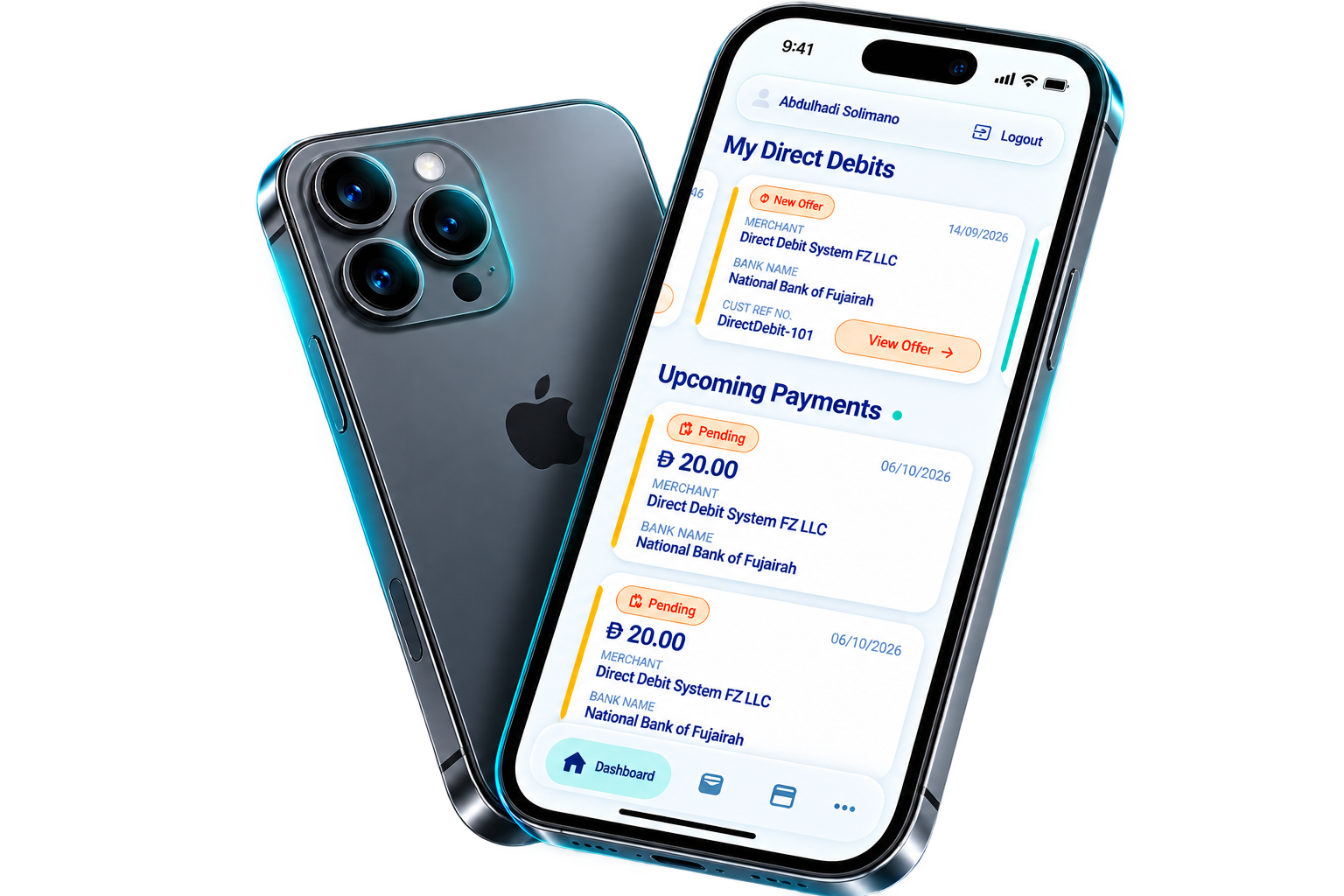 Direct Debit Mobile App